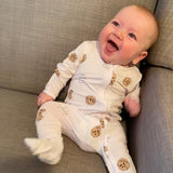 Zippered Footie - Cookie Craze - HoneyBug 