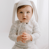 bonnet hat with ears | Ivory - HoneyBug 