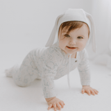 bonnet hat with ears | Ivory - HoneyBug 