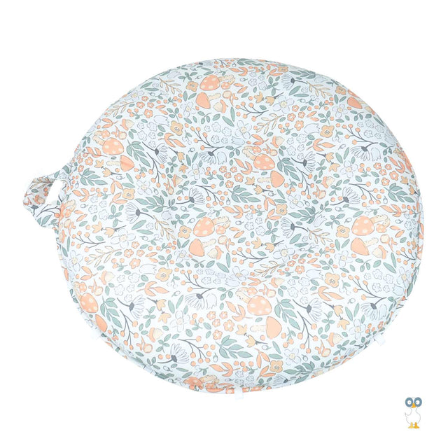 Forest Lilac Gray Floor Cushion - HoneyBug 
