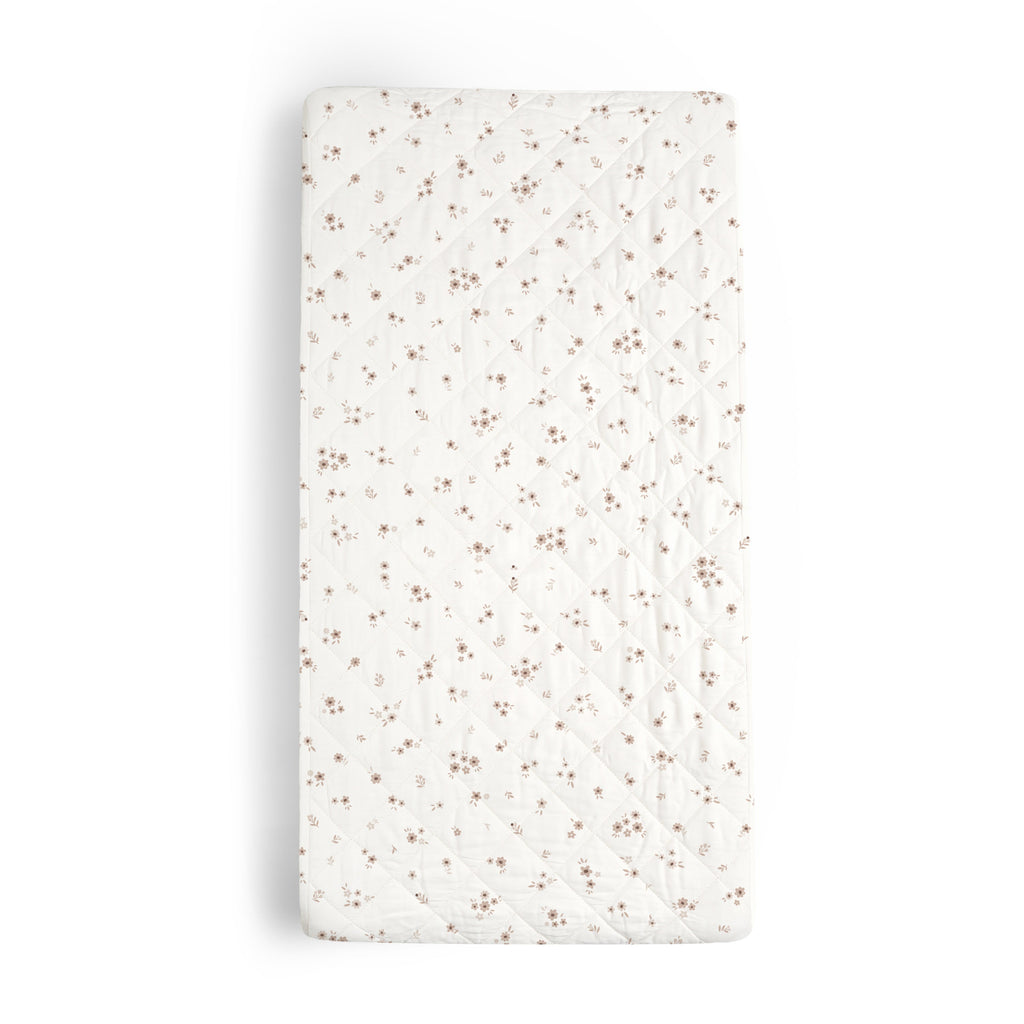 Organic Cotton Changing Pad Cover - Bloom - HoneyBug 