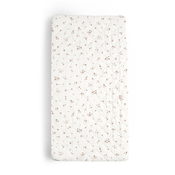 Organic Cotton Changing Pad Cover - Bloom - HoneyBug 