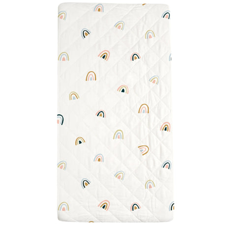 Organic Changing Pad Cover - Rainbow - HoneyBug 