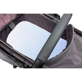 Bassinet Sheet Set - Grey Chevron & Polka Dot - HoneyBug 