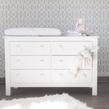 Changing Pad Cover | Cradle Sheet Set - Grey Chevron and Polka Dot - HoneyBug 