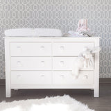 Changing Pad Cover | Cradle Sheet Set - Grey Chevron and Polka Dot - HoneyBug 