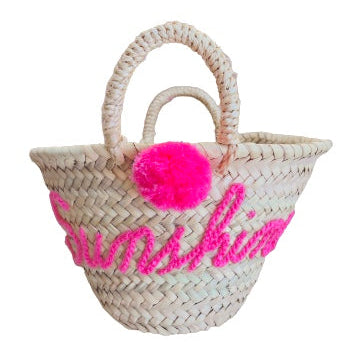 Sunshine Tote- Medium Pink - HoneyBug 