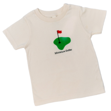 Mini Golfer Kids T-Shirt - HoneyBug 