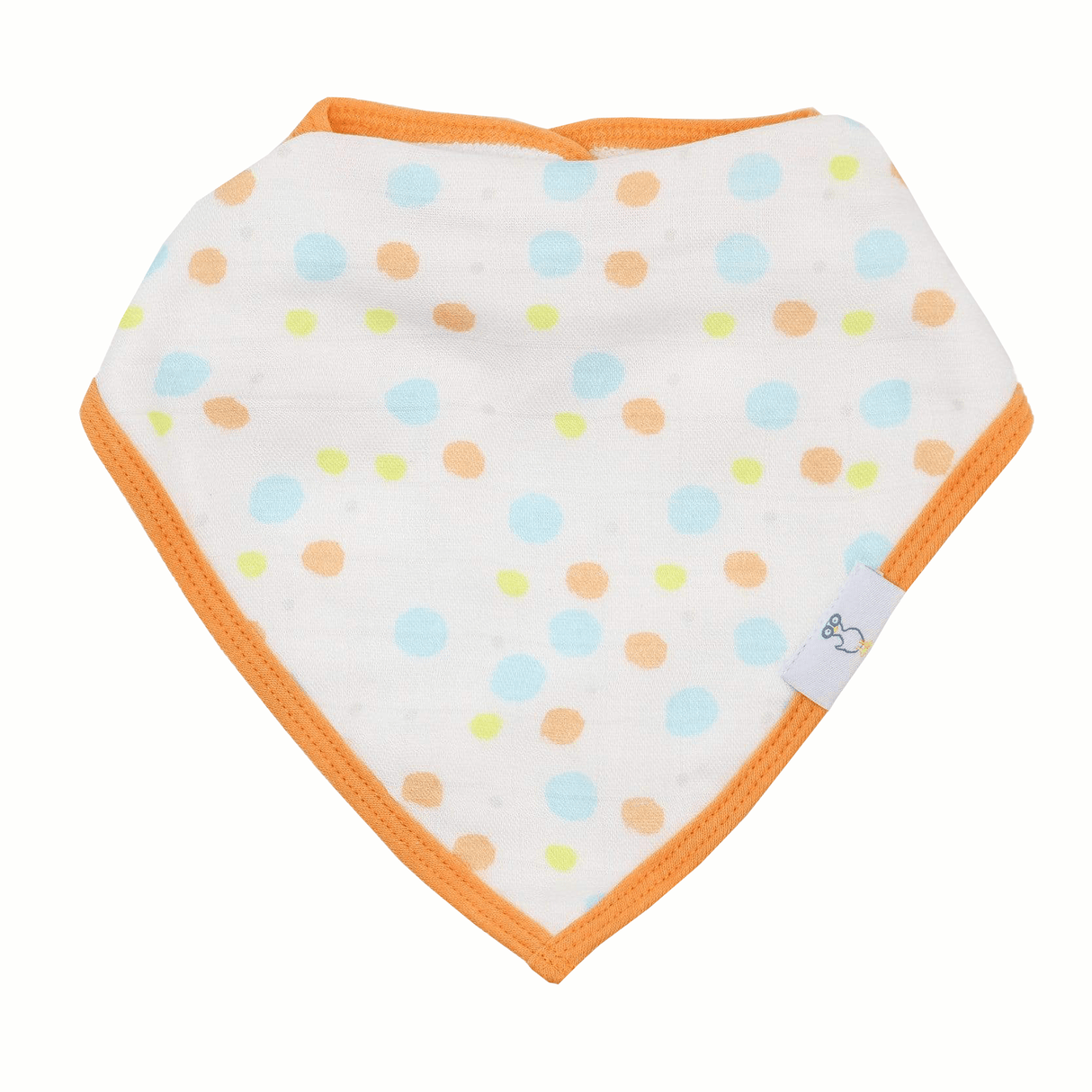 Circles and Trains 2 Pack Muslin & Terry Cloth Bib Set - HoneyBug 