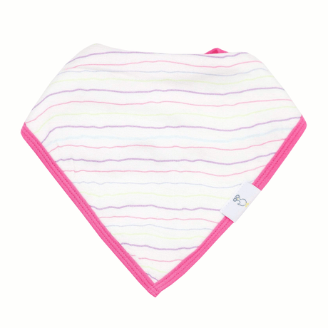 Stripes and Stars 2 Pack Muslin & Terry Cloth Bib Set - HoneyBug 