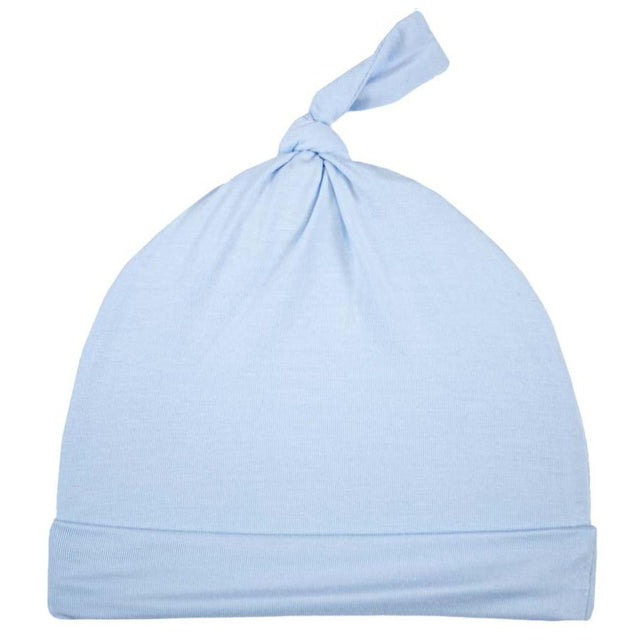 Blue Knotted Baby Beanie - HoneyBug 