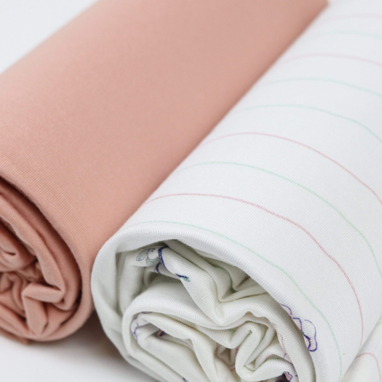 Flower and Pink 2 PK Swaddle Blanket - HoneyBug 