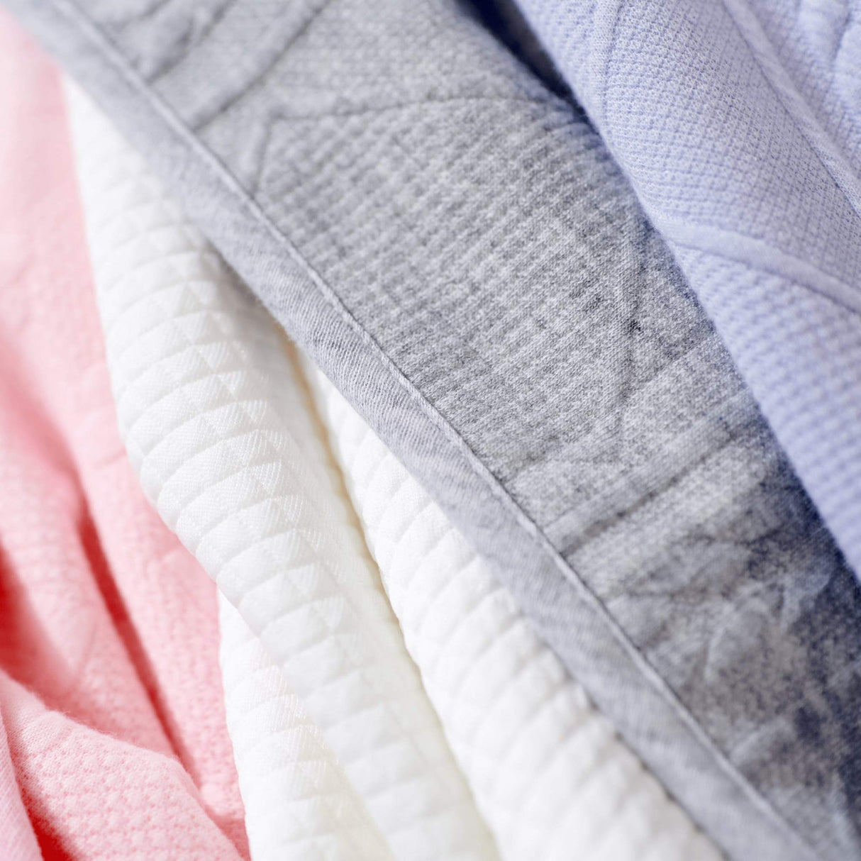 Gray Knit Blanket - HoneyBug 