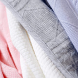 Gray Knit Blanket - HoneyBug 