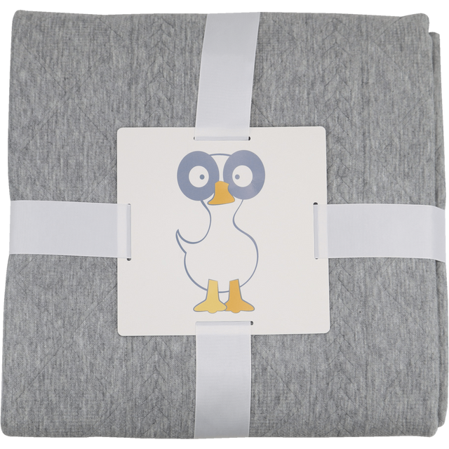 Gray 50" x 60" Full Size Knit Throw - HoneyBug 