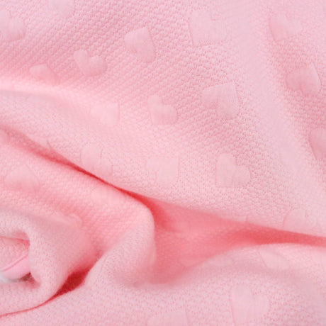 Pink Knit Blanket - HoneyBug 