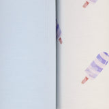 Blue Popsicle and Blue 2 Pack Swaddle Blanket - HoneyBug 