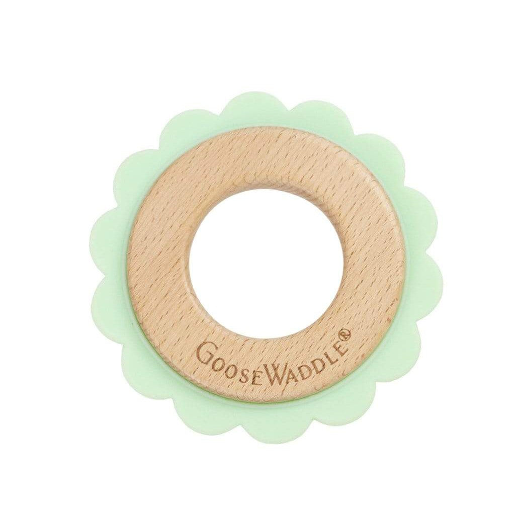 Lion Mint  Animal Teether Wooden + Silicone - HoneyBug 