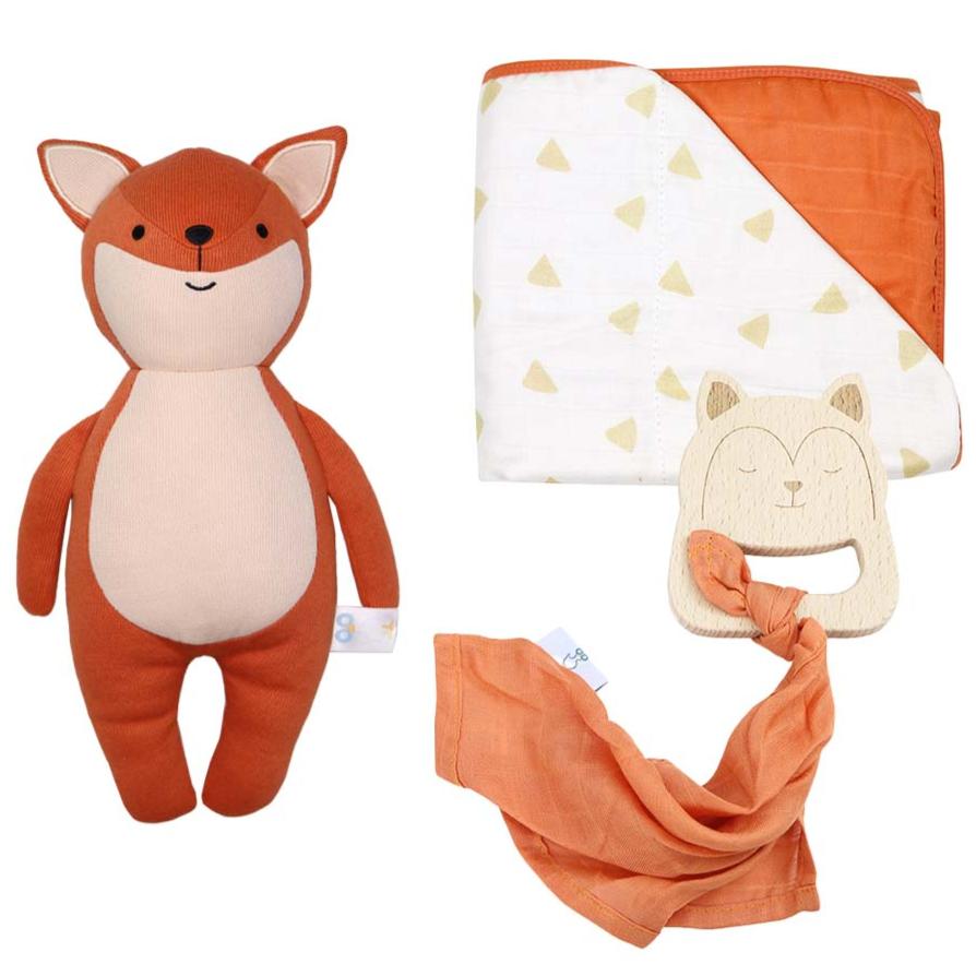 Terracotta Fox Gift Set - HoneyBug 