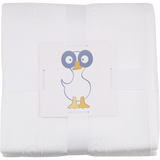 White 50" x 60" Full Size Knit Throw - HoneyBug 