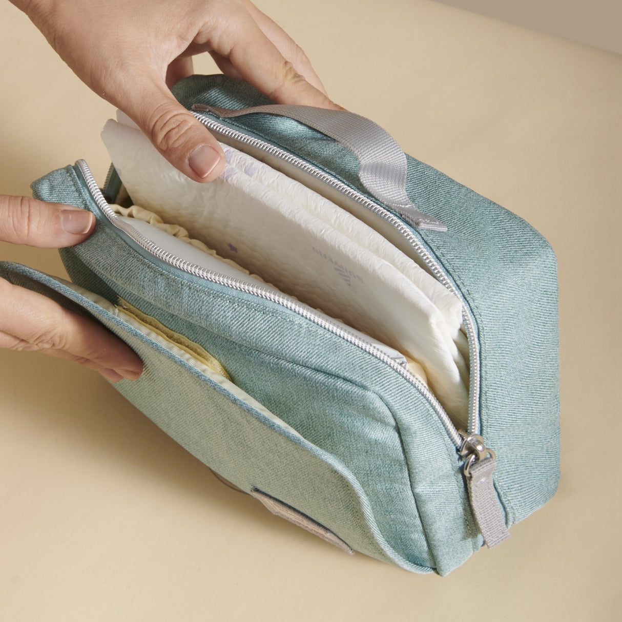 Diaper Clutch Bag with Wipe Dispenser