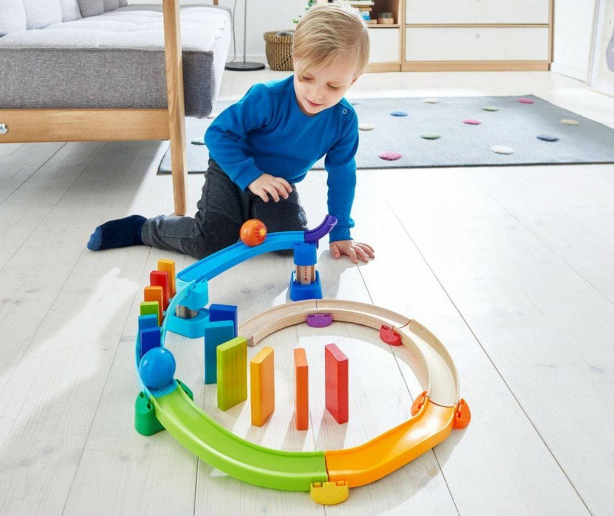 Kullerbu Kringel Domino Play Track Starter Set - HoneyBug 