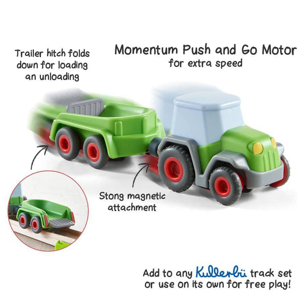 Kullerbu Tractor and Trailer with Momentum Motor - HoneyBug 
