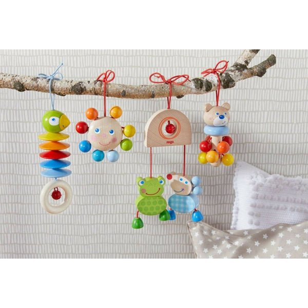 Dangling Figure Bear Stroller & Crib Toy - HoneyBug 