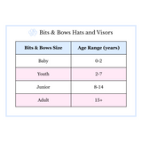 Ballet Slippers Bow Baseball Hat (Baby/Toddler, Youth)