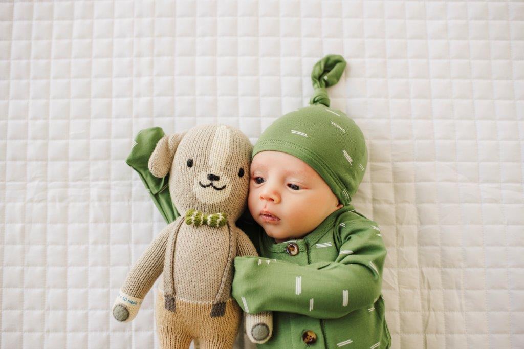 Knotted Baby Gown - Henry - HoneyBug 