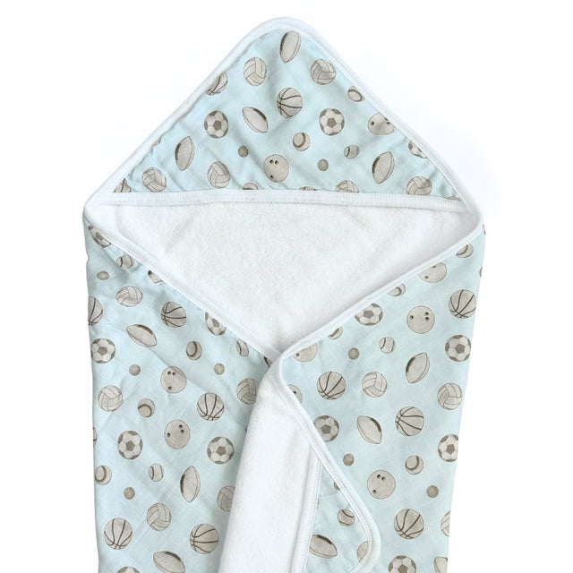 Hooded Towel - Baby Ballers - HoneyBug 
