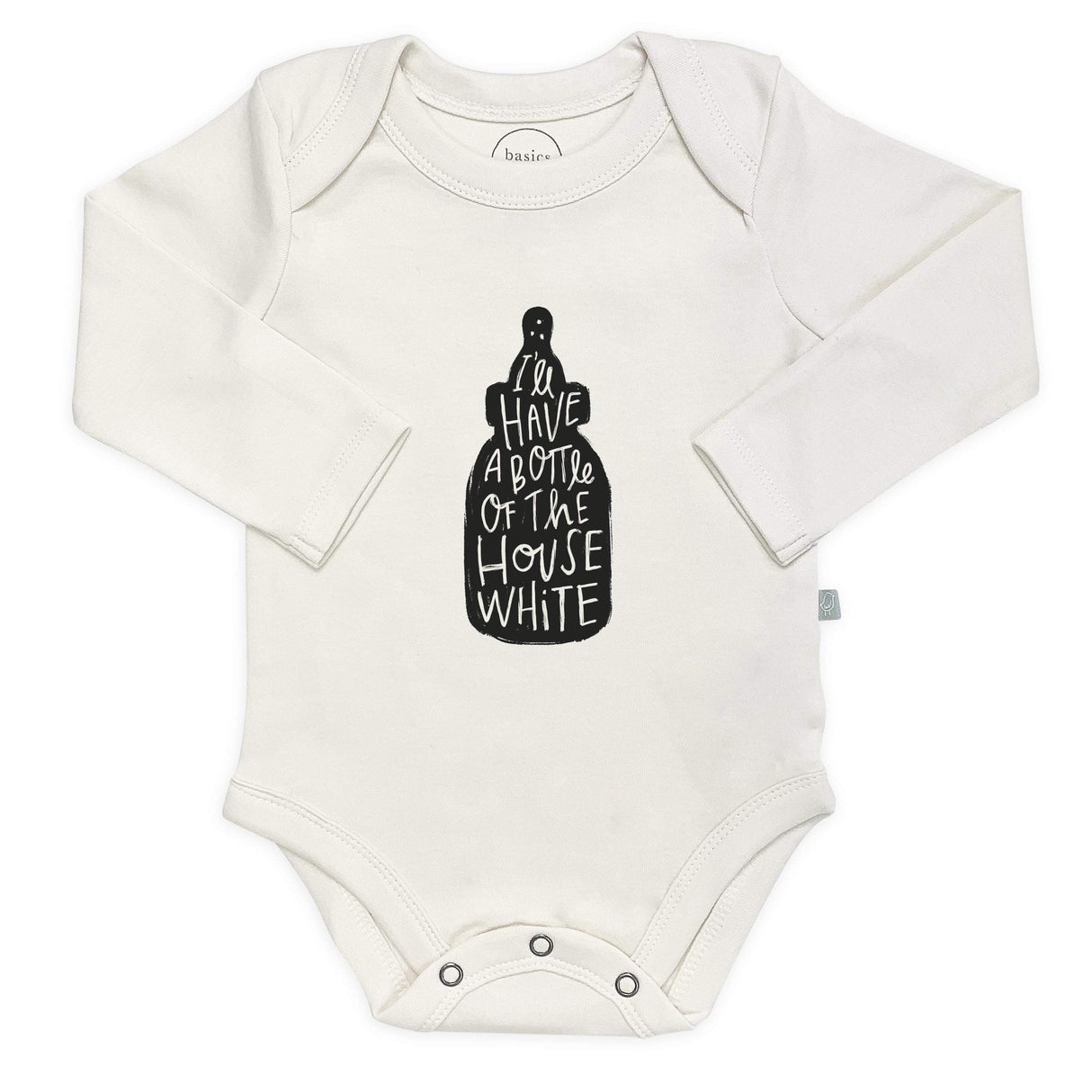 graphic bodysuit | house white (long sleeve)