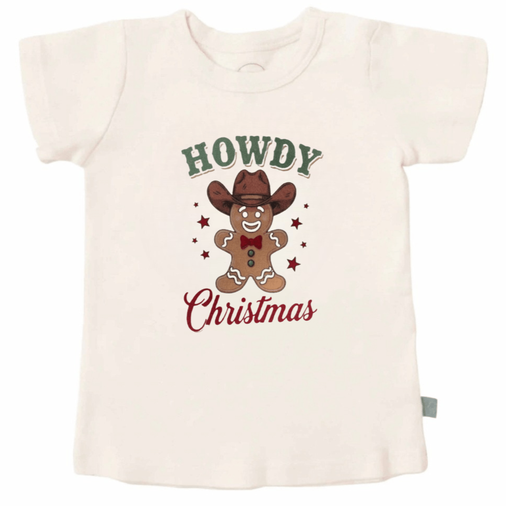 graphic tee | howdy gingerbread christmas - HoneyBug 