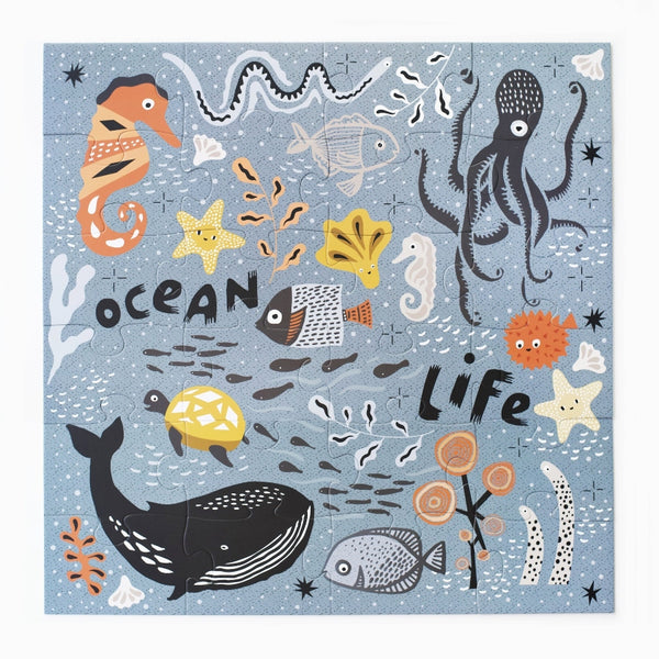Ocean Life Floor Puzzle - HoneyBug 
