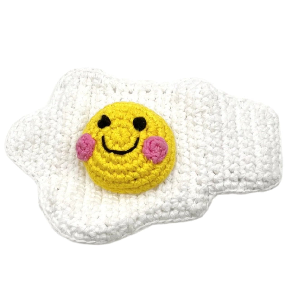 Pretend Play Food Rattle - Fried Egg - HoneyBug 