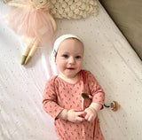 Crib Sheet Set - Grey Dottie - HoneyBug 