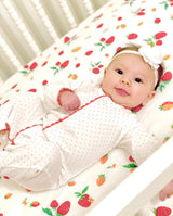 Ava Polka Dot Footie - HoneyBug 