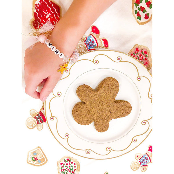 Sweet Gingerbread Charm Bracelet - Customizable - HoneyBug 