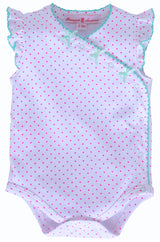 Ava Polka Dot Onesie - HoneyBug 