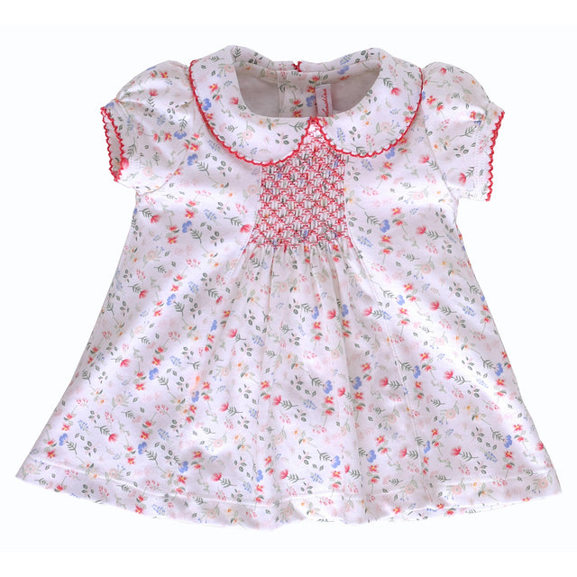 Madison Floral Dress with Ruffle Bloomer - HoneyBug 