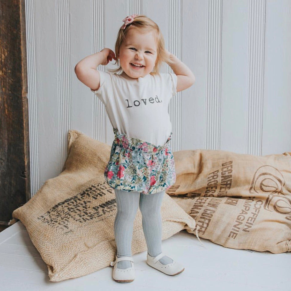 Loved. Organic Cotton Kids Tshirt Short Sleeve - HoneyBug 