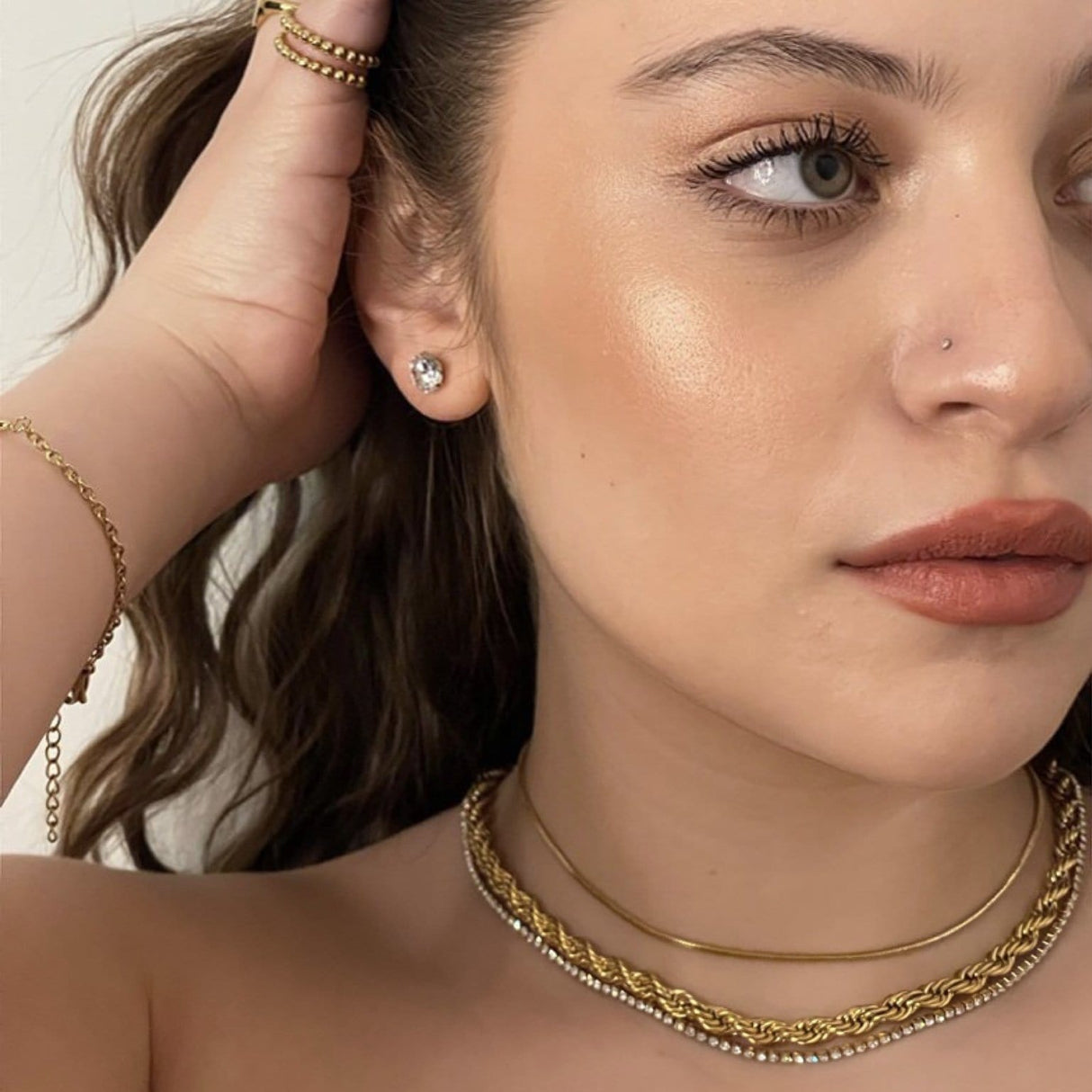 Camden Tennis Choker Necklace - HoneyBug 