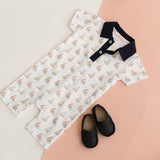 Sailboat Romper with Collar - HoneyBug 