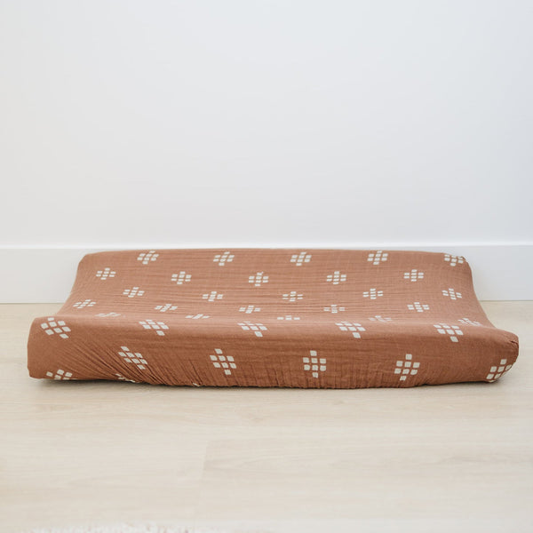 Chestnut Textiles Changing Pad Cover - HoneyBug 