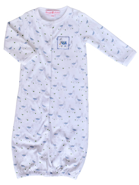 Alex the Alpaca Blue Converter Gown - HoneyBug 