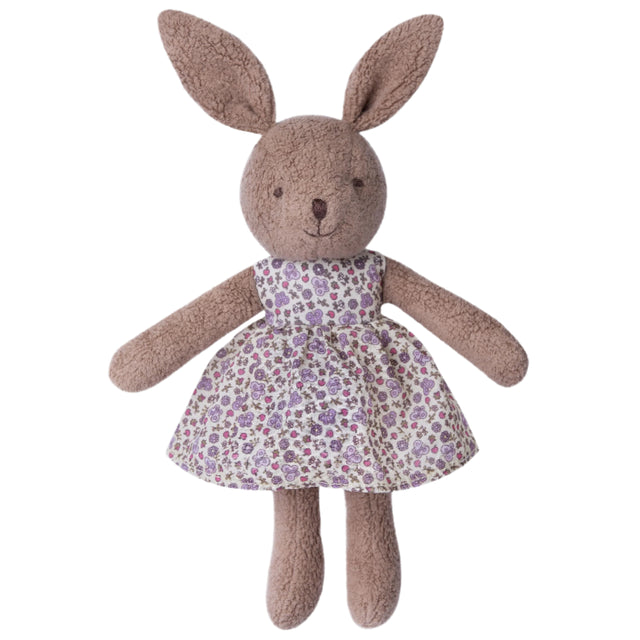 Little Bunny Plush - Cocoa Brown Vintage Floral - HoneyBug 
