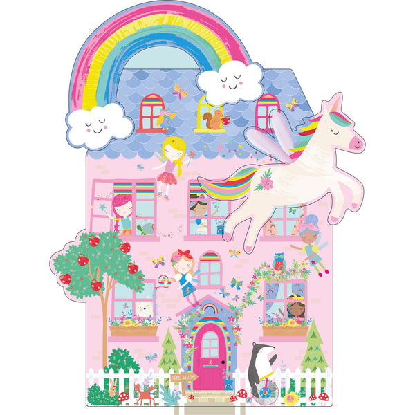 Rainbow Fairy 100pc 3-in-1 Puzzle - HoneyBug 