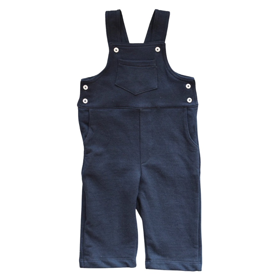 Navy Knit Dungaree