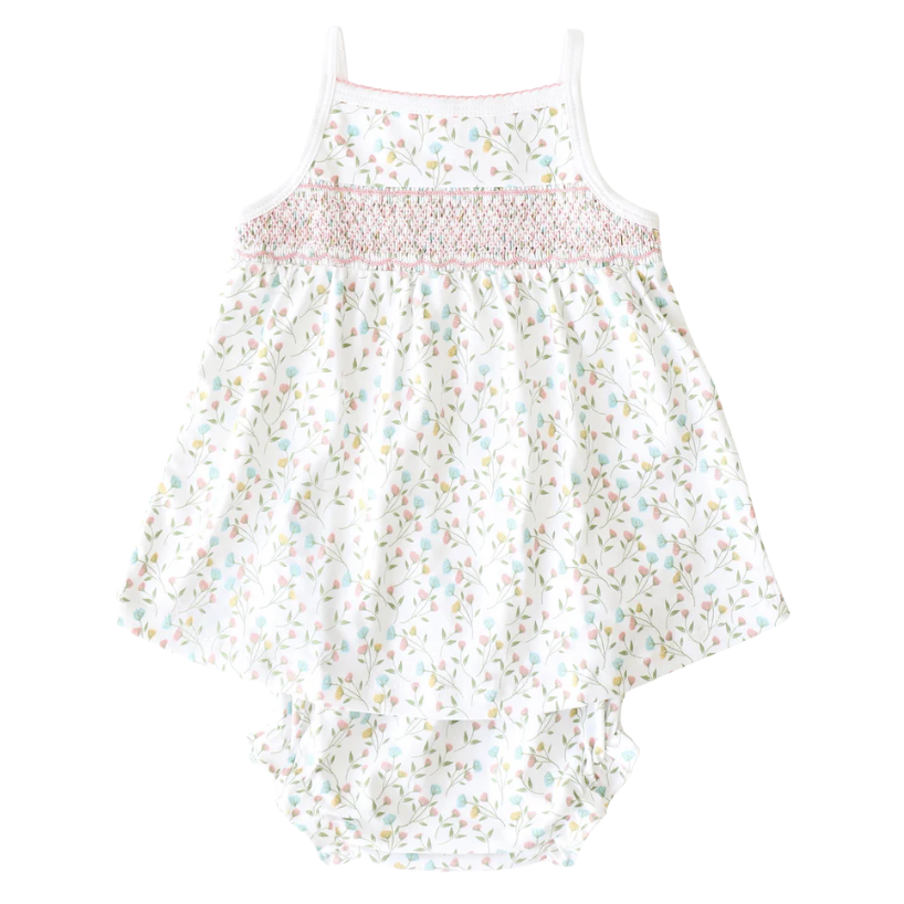 Pink Arabella Smocked Tank Dress
