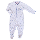 Alex the Alpaca Blue Footie